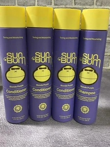 Sun Bum Blonde Purple Shampoo (1) & Conditioner (3) | 10 oz Color Safe - Picture 1 of 4
