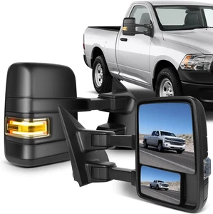 for F150 Towing Mirrors, a Pair of Exterior Automotive Mirrors Replacement Fit f - Picture 1 of 12