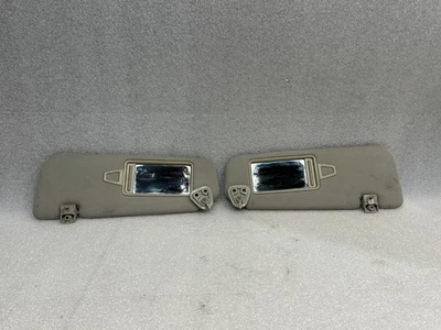 2009-2012 Hyundai Genesis Coupe Sun Visor Sunvisor Front Left & Right Side Gray - Image 1 of 4