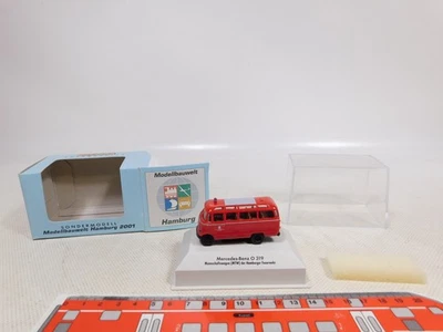 Brekina 1:87 H0 Somo Modellbauwelt Hamburg 2001 MB Fire Sg + Box #EI43-0, 5 - Image 1 of 4