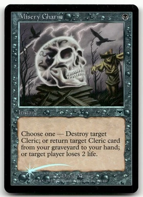 Misery Charm #158 (Foil) (NM) Onslaught ONS Magic MTG - Image 1 of 2