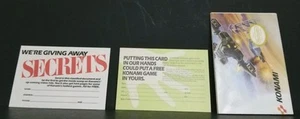 Konami Nes Registration Card KON-NES-US, KON-NES-US-2 & KON-NES-US-3 Poster. - Bild 1 von 13