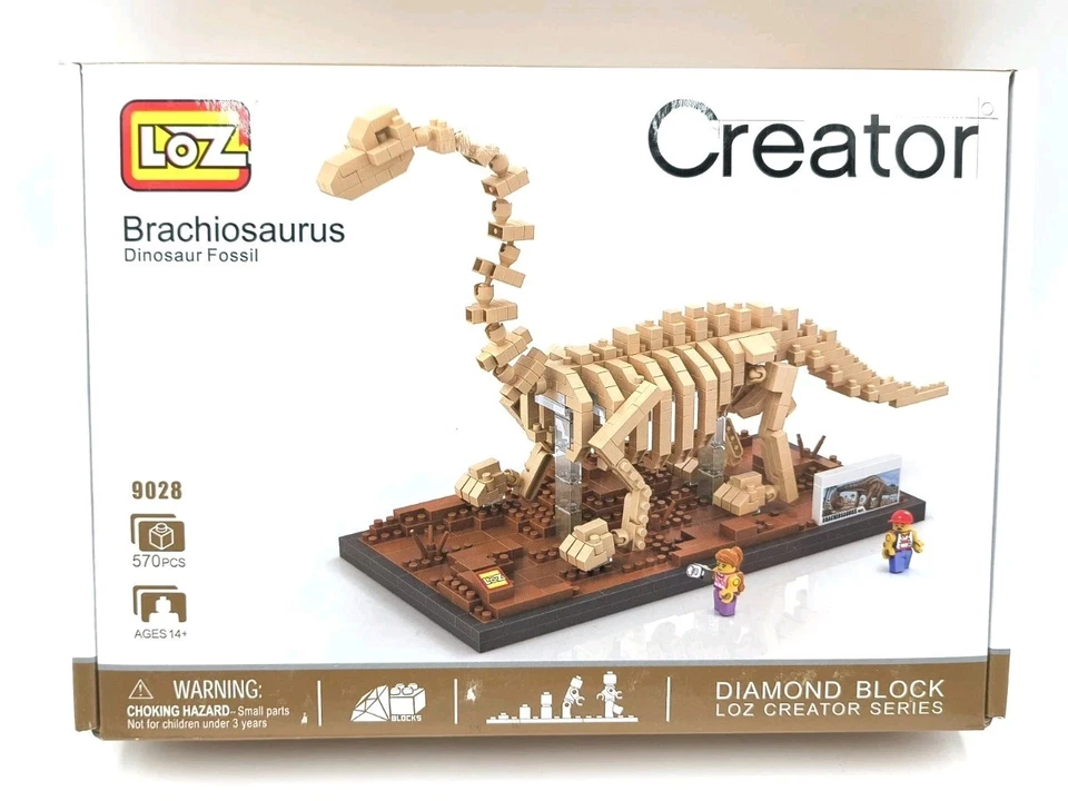 LOZ 9028 Dinosaurio Brachiosaurus Nuevo 570 Piezas Bloques de Construcción Nuevo Precintado  Foto 1 de 1