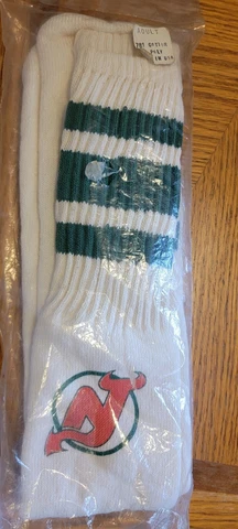 NHL New Jersey Devils Inaugural Season Socks Adult New Cover