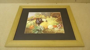 Fruit Still Life Art, Framed Print 23in x 20in x 1in  - Picture 1 of 2