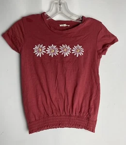 Girls Basic Tees Size 10/12 multicolor Long/short Sleeve 5-Pack 3-brands - Picture 1 of 10