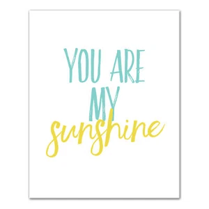 Creative Products You Are My Sunshine 8 x 10 Canvas Wall Art - Picture 1 of 5