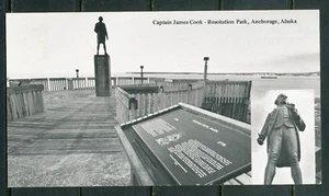 US Postcard FDC: Bicentennial celebration Capt.James Cook at Anchorage, Alaska  - Picture 1 of 2