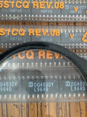 Lote de 10 interruptores IC de 2 circuitos DG403DY 2:1 45 ohmios 16-SOIC Harris SO16 DG403 Foto 1 de 2