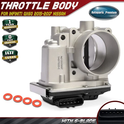 Корпус дроссельной заслонки для INFINITI QX60 2015 2016 2017 Nissan Pathfinder 2015 L4 2,5 л - Изображение 1 из 4
