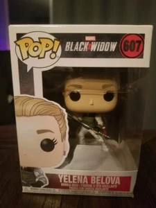 YELENA BELOVA BLACK WIDOW FUNKO POP #607 Very Rare New in Box MARVEL - Imagen 1 de 5