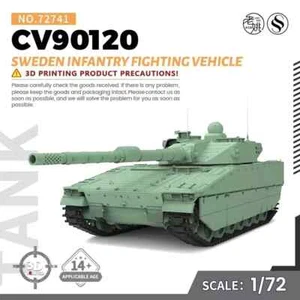 SS72741 1/72 25mm Kit Modelo Militar Suecia CV90120 Infantería Vehículo de Combate - Imagen 1 de 5