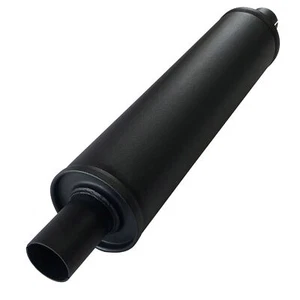 Jetex Exhaust Silencer - 1.75 Inch Outlets, Round 420mm Case, Aluminised Steel - Afbeelding 1 van 3