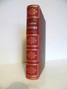 LIVRE ANCIEN 1922 POESIES A.CHENIER EDITION CRITIQUE EXCELLENT ETAT RARE - Picture 1 of 4