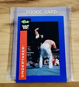 Undertaker Rookie 1991 Classic WWF Wrestling Card #106 Rara WWE 🌟NM - Foto 1 di 2