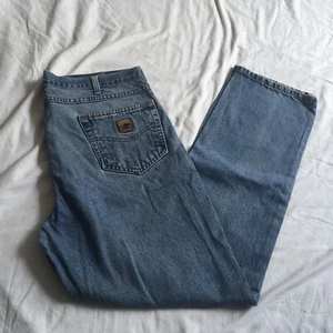 Carhartt Faded Jeans 38x32 Relaxed Fit, Straight Leg, Used, Worn Back Badge. - Bild 1 von 11