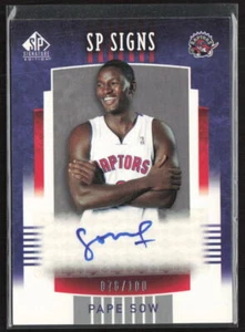 2004-05 SP Signature Edition #SPS-PA Pape Sow Signs Auto /100 - Picture 1 of 2