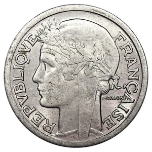 France 2 francs Morlon 1941 etat français AU Aluminium F.269 Gad.538 KM.886a.1 - Picture 1 of 2