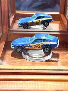 Vintage 1976 Hot Wheels Z WHIZ Datsun 240 Z - RARE version Blue #15 - Malaysia - Picture 1 of 5