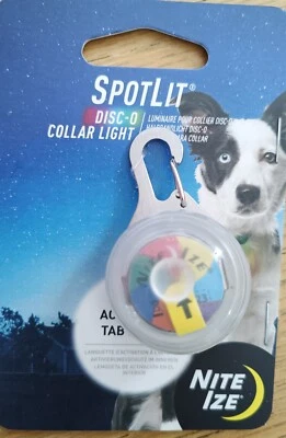 Nite Ize PSLG-07-R6 Spotlit Disc-O Collar Light - Image 1 of 4