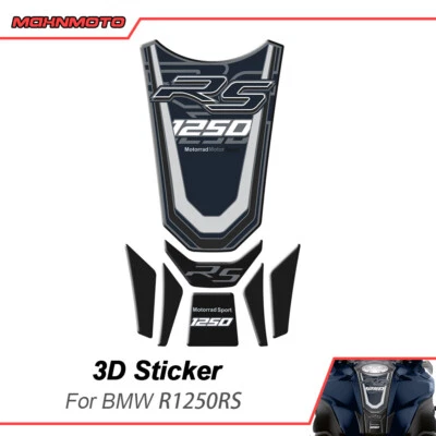 Para BMW R1250RS 2018-2024 3D Gel Tanque de Combustible Protector Almohadilla Cubierta Calcomanía Adhesiva B3 Foto 1 de 3