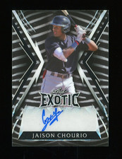 2023 Leaf Exotic Zebra Jaison Chourio Auto Autograph RC 5/7 Rookie GUARDIANS