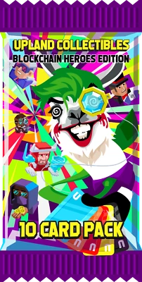 Upland / Block Chain Heroes NFT pack (10 NFTs) Series 1 - MINT#  4,353 - image 1 of 2