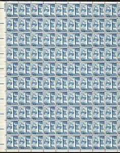 EAS_STAMPS US #1034 Mint Sheets F/VF C.V: $36.00 LHH EST - Picture 1 of 2