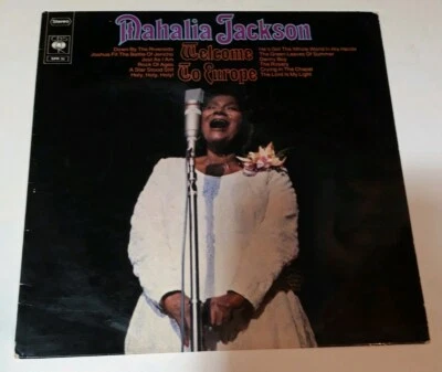 MAHALIA JACKSON Welcome To Europe LP | 1969 CBS | Funk / Soul / Gospel - Bild 1 von 3