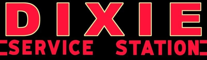 Dixie Gasoline Service Station NEW Sign 18" Wide Rect. Diecut Style USA STEEL - Image 1 of 1