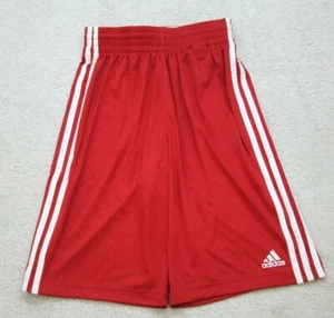 New Adidas Shorts Red & White XS Athletic Gym Polyester Mans X-Small Solid EE31 - Picture 1 of 12
