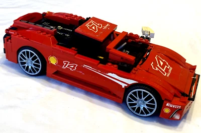 LEGO Racers 8143 Red Ferrari F430 (INCOMPLETE) +Fast Shipping! - Image 1 of 4