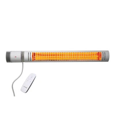 VASNER SlimLine X20 Terrassenstrahler Infrarot Heizstrahler Wandstrahler Silber