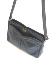 Etienne Aigner Original klassische Schultertasche dunkelblau weiches Leder Handarbeit - Bild 1 von 10