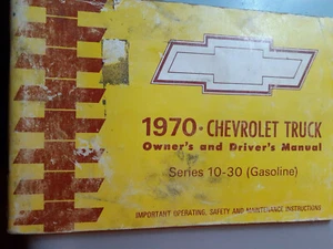1970 Chevy Truck Series 10-30 Owners Manual - Bild 1 von 2
