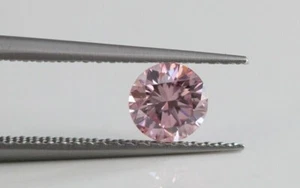Seven Pink Diamonds 2.2mm Each 0.32CW CVD / HPHT SI1 LAB GROWN DIAMONDS - Picture 1 of 1