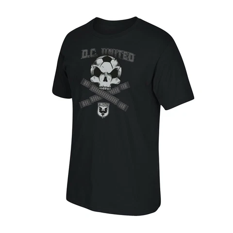 D.C. United MLS Licensed Men's "Beware" Black Short Sleeve T-Shirt Cover