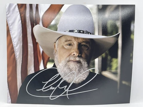 COA Signed Photo: Charlie Daniels - Hologram COA - 8x10 Cover
