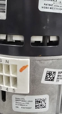 Blower Motor and Module Replaces Goodman Amana Janitrol 0131M00914 0131M00498 - Image 1 of 4