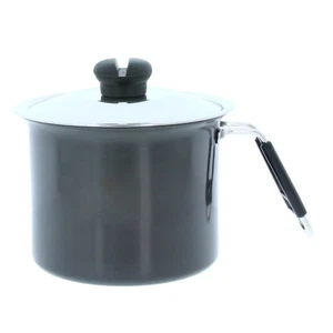 Hard Anodized Milk Pan Jug Tea Coffee Sauce Gravy Pot Lid Hob Induction 2.2LTR - Picture 1 of 6