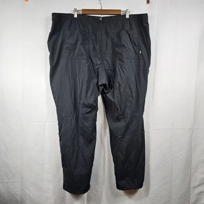 REI 68 Men’s Hiking Cargo Pants Black Outdoor Nylon Travel Zip Pockets - Image 1 of 4