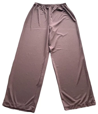 Pantalón Pantalón Chocolate Mocha Marrón Chic Cómodo Vintage Mujer’s Talla Grande Foto 1 de 4