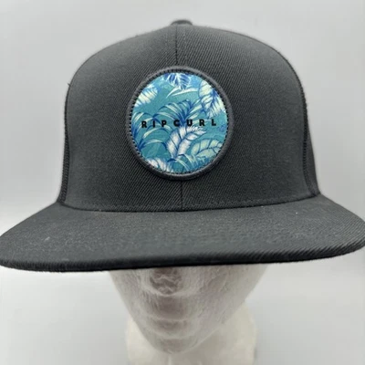 Sombrero Rip Curl Gris/Negro Tela Snap Back Foto 1 de 4