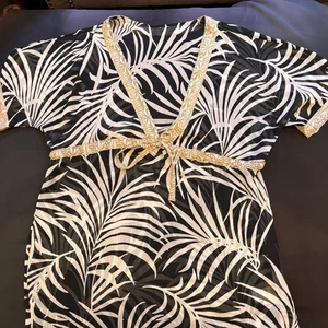 Ann Cole Signature black/white coverup, womens, XL, beach/pool/vacation - Picture 1 of 9