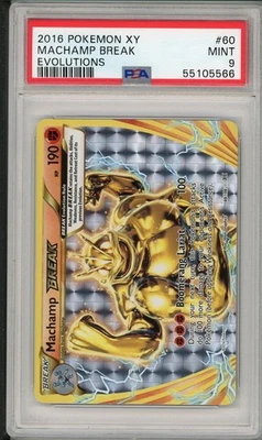 2016 Pokemon XY Evolutions Machamp Break #60 PSA 9 - Image 1 of 2