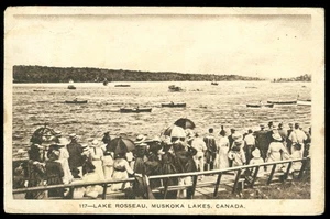 LAKE ROSSEAU - MUSKOKA, ONT POSTCARD - Picture 1 of 1