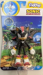 FleXfigs Sonic the Hedgehog Shadow bendable toy figure NJ Croce 52488 - Picture 1 of 4
