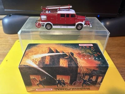 1995 Matchbox Models of Yesteryear 1938 Mercedes-Benz KS15 Fire Truck Used Rare - Image 1 of 4