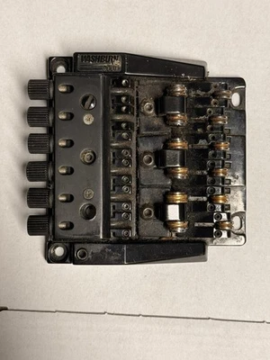 Washburn Wonderbar 2001 Tremolo Bridge Black Rare Vintage Guitar Part Unused - Image 1 of 4