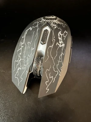 2.4GHz Wireless Cordless Mouse Mice for PC Laptop Black Missing Usb Receiver - Image 1 of 3